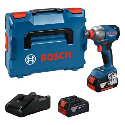 Bosch GDX 18V-285 Masina de gaurit cu percutie 18V, 500Nm + 2 acumulatori 4.0Ah + incarcator GAL 18V-40 + L-BOXX ProAdvanced PowerfulTools