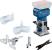 Bosch  GLF 18V-8 (solo) Masina de frezat muchii 18V fara acumulator in set ProAdvanced PowerfulTools