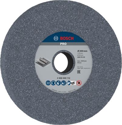 Bosch Disc de slefuire pentru polizor de banc 200x32x60mm, G60 ProAdvanced PowerfulTools