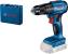 Bosch GSB 185-LI (Solo) Masina de gaurit cu percutie 50Nm, 18V + valiza profesionala, fara acumulator ProAdvanced PowerfulTools
