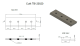 Progarden Cutit 170x50x7.2mm pentru TB120, TB120E ProAdvanced PowerfulTools
