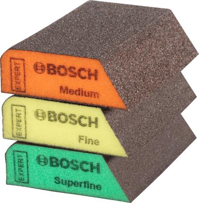 Bosch Set 3 bureți abrazivi EXPERT S470, 69x97x26mm ProAdvanced PowerfulTools