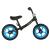 Bicicleta fara pedale pentru copii 80x40x57 cm, reglabila, roti din spuma, 1.8 kg, negru-albastru Household NewTrend