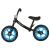 Bicicleta fara pedale pentru copii 80x40x57 cm, reglabila, roti din spuma, 1.8 kg, negru-albastru Household NewTrend