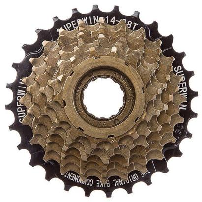 Pinion 7 viteze KFW-774-C, secvential, 14-34T, negru Ultimate FactoryBikes
