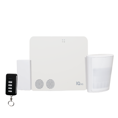 Kit alarma wireless, centrala IQ4 NS, 868 MHz, PowerG, Z-Wave Plus, WiFi, LTE,  QOLSYS-DSC KIT.IQ4NS SafetyGuard Surveillance
