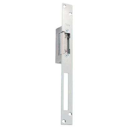Electromagnet fail locked, 12Vcc, consum redus, 230mA parghie deblocare, cu placa suport lunga - ASSA ABLOY YB17-12D-LM SafetyGuard Surveillance