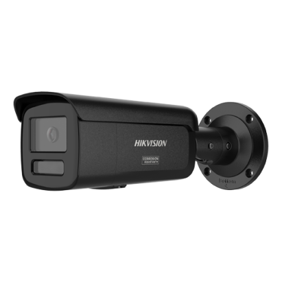 Camera IP 4MP, lentila 2.8mm, IR 60m, WL 60m ColorVu 3, NEAGRA - HIKVISION DS-2CD2T47G3-LIY-2.8mm-BLACK SafetyGuard Surveillance