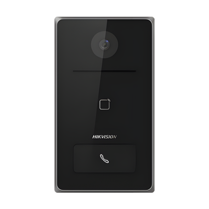 Panou exterior videointerfon TCP/IP, Wi-Fi, 2MP, IR 2.5m, 1 familie, montaj aparent, PoE - HIKVISION DS-KV6133-WME1-Aparent SafetyGuard Surveillance