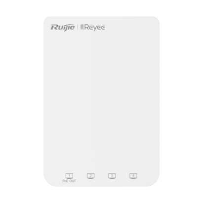 Acces Point Wireless AC1300 Dual-Band, Wi-Fi 5, 2 dBi, 5x RJ45 Gigabit, Cloud Management - Ruijie RG-RAP1200(P) SafetyGuard Surveillance