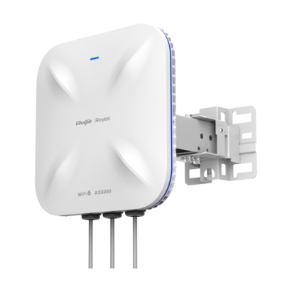 Acces Point exterior directional AX6000, Wi-Fi 6, 1x RJ45 2.5G, 1x SFP, PoE IN, Cloud Management - Ruijie RG-RAP6260(H)-D SafetyGuard Surveillance