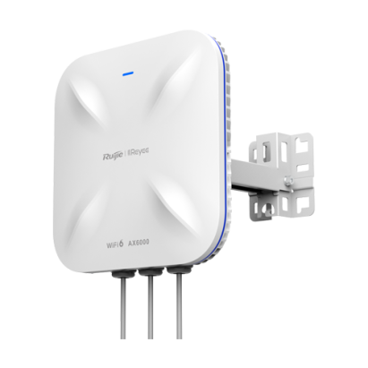Acces Point exterior AX6000 Dual-Band, Wi-Fi 6, 1x GE, 1x SFP, PoE IN, Cloud Management - Ruijie RG-RAP6260(H) SafetyGuard Surveillance