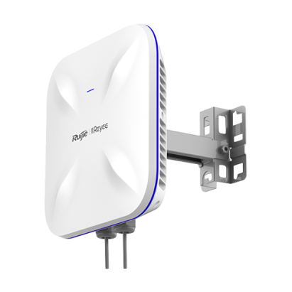 Acces Point exterior AX1800 Dual-Band, Wi-Fi 6, 1x GE, 1x SFP, PoE IN, Cloud Management - Ruijie RG-RAP6260(G) SafetyGuard Surveillance