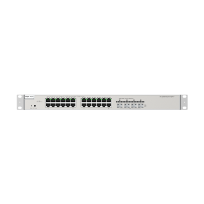 Switch 24 porturi PoE+, 4 porturi SFP+, Gigabit, L3 Cloud Management - Ruijie RG-NBS5200-24GT4XS-P SafetyGuard Surveillance