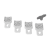 Cutie distributie IP67 din ABS gri, usa transparenta, placa metalica, 400x500x240 mm PS405024 SafetyGuard Surveillance
