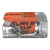 Conector derivatie 3 fire, max. 6 mmÂ² (30 buc.) - WAGO 221-613 SafetyGuard Surveillance