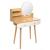 Masa de toaleta si machiaj Ravena, alb fag, cu 2 sertare, oglinda, 80x40x122 cm Household NewTrend