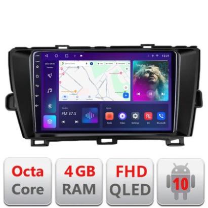 Navigatie Toyota Prius 2009-2014 B-TY39 Android Ecran QLED octa core 4+64 carplay android auto KIT-TY39+EDT-E309V3 CarStore Technology