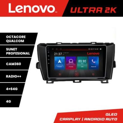 Navigatie Toyota Prius 2009-2014 Lenovo Kit-TY39 8 core QLED Qualcomm 4+64 360 Android Waze USB Navigatie Internet Youtube Radio CarStore Technology