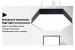 Sistem de Iluminare Plafon Hexagon / HoneyComb 4.02 x 2.91 m Performance AutoTuning