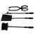 Set accesorii semineu, suport cu 4 piese, 60 cm  GartenVIP DiyLine