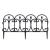Gard de gradina, set 4 buc, 60x33 cm GartenVIP DiyLine