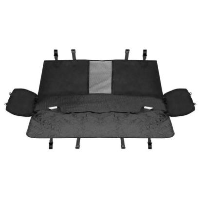 Husa bancheta auto pentru protectie si transport caini si pisici, impermeabila, negru, 135x140 cm GartenVIP DiyLine
