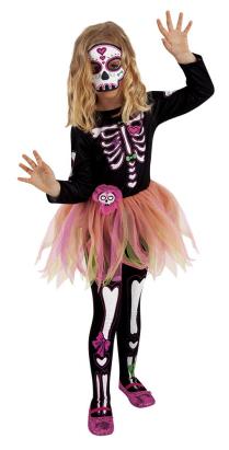 Costum de carnaval - Schelet fetita PlayLearn Toys
