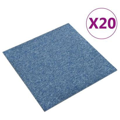 Plăci de pardoseală, 20 buc., albastru, 50 x 50 cm, 5 m² GartenMobel Dekor