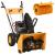 Set freză de zăpadă cu mașină de măturat 4 în 1, benzină 6,5 CP GartenMobel Dekor