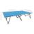 Șezlong pliabil pentru 2 persoane, albastru, oțel GartenMobel Dekor