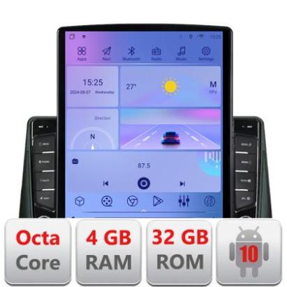 Navigatie Ford Focus 4 Kuga 2018-2023 ecran tip TESLA 9.7" cu Android Radio Bluetooth Internet GPS WIFI 4+32GB DSP 4G Octa C CarStore Technology