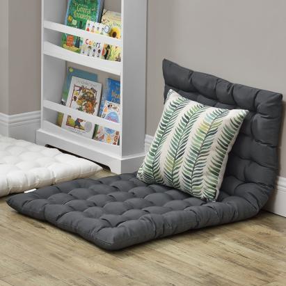 Perna podea Delia DG 120 x 60 cm gri inchis [en.casa] HausGarden Leisure