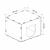 Casuta pisici Elba 30x40x35cm mdf alb [en.casa] HausGarden Leisure