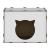 Casuta pisici Elba 30x40x35cm mdf alb [en.casa] HausGarden Leisure