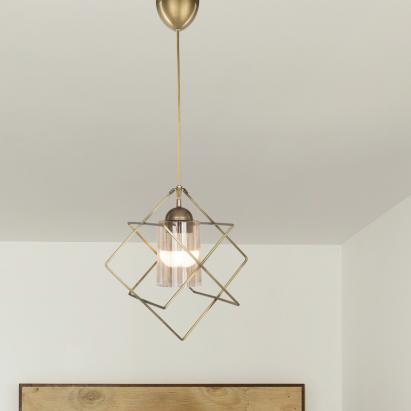 Hängeleuchte Beeston E27 Metall Bronze Antik [lux.pro] HausGarden Leisure
