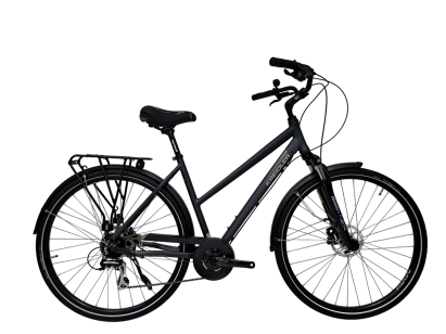 Bicicleta Trekking Kreidler - 28 Inch, L, Negru Ultimate FactoryBikes