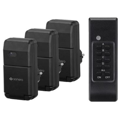 SET 3 PRIZE PENTRU EXTERIOR CU TELECOMANDA 1100W SONERO EuroGoods Quality