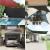 Parasolar, gri taupe, 4x5 m, HDPE, 160 g/m² GartenMobel Dekor