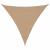 Pânză parasolar, gri taupe, 3,6x3,6x3,6 m, HDPE, 160 g/m² GartenMobel Dekor