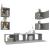 Set dulapuri TV, 6 piese, gri sonoma, lemn prelucrat GartenMobel Dekor