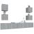 Set dulapuri TV, 6 piese, gri sonoma, lemn prelucrat GartenMobel Dekor
