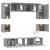 Set dulap TV, 8 piese, gri sonoma, lemn prelucrat GartenMobel Dekor