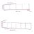 Set dulap TV, 5 piese, alb, lemn prelucrat GartenMobel Dekor
