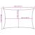 Pânză parasolar, galben, 3x4,5 m, HDPE, 160 g/m² GartenMobel Dekor