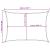 Pânză parasolar, dreptunghiular, negru, 6x8 m, HDPE, 160 g/m² GartenMobel Dekor