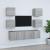 Set dulapuri TV, 6 piese, gri sonoma, lemn prelucrat GartenMobel Dekor