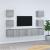 Set comode TV, 7 piese, gri sonoma, lemn compozit GartenMobel Dekor