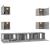 Set comode TV, 7 piese, gri sonoma, lemn compozit GartenMobel Dekor