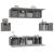 Set dulapuri TV, 6 piese, gri sonoma, lemn prelucrat GartenMobel Dekor